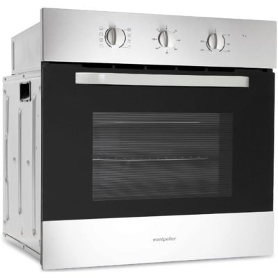 Montpellier SFOP60MC Built-in Electric Single Fan Oven + Ceramic Hob Pack in  Stainless Steel